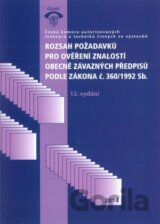 Rozsah požadavků pro ověření znalostí obecně závazných předpisů podle zákona č. 360/1992 Sb.
