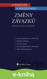 Judikatura k rekodifikaci - Změny závazků