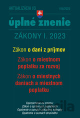 Aktualizácia I/3 - daňové a účtovné zákony