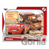 Auta: Blesk & Burák - puzzle 12 dílků