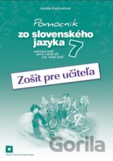 Pomocník zo slovenského jazyka 7 (zošit pre učiteľa)