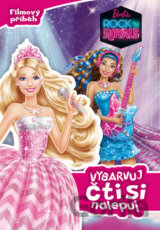 Barbie: Rock ´n Royals - Vybarvuj, čti si, nalepuj