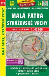 Malá Fatra, Strážovské vrchy 1:40 000