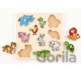 Vkladacie puzzle Zvieratká