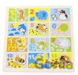 BABU dřevěná hračka - Čísla a zvířata