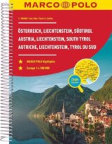 Rakousko, Lichtenštejnsko, Jižní Tyrolsko / autoatlas (spirála) 1:200 000
