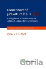 Komentovaná judikatura k a. s. 2023