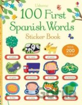 100 First Spanish Words Sticker Book