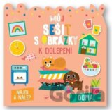 Můj sešit s obrázky k dolepení - Doma