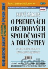 Nový zákon o premenách obchodných spoločností a družstiev