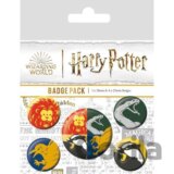 Harry Potter Internáty - set odznakov