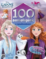 100 samolepiek s vymaľovankami/ Ľadové kráľovstvo