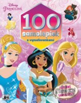 100 samolepiek s vymaľovankami/ Princezné