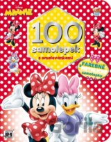100 samolepiek s vymaľovankami/ Minnie