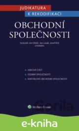Judikatura k rekodifikaci - Obchodní společnosti