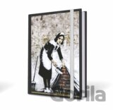 Banksy notebook upratovačka 15x21cm
