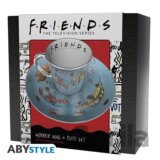 Friends Hrnček s podšálkom 300 ml - Pattern