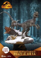 Jurský park diorama D-Stage - Beta a Blue 13 cm