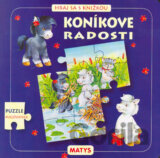 Koníkove radosti - puzzle, maľovanka