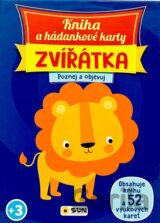 Kniha a hádankové karty Zvířátka - Poznej a objevuj