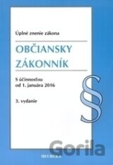 Občiansky zákonník s účinnosťou od 1. januára 2016