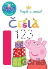 Prasátko Peppa: Učíme se s Peppou, Napiš a smaž! Čísla