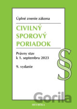 Civilný sporový poriadok. 9. vyd., 9/2023