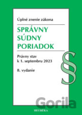 Správny súdny poriadok. 8. vyd, 9/2023