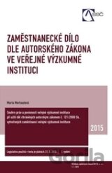 Zaměstnanecké dílo dle autorského zákona ve veřejné výzkumné instituci