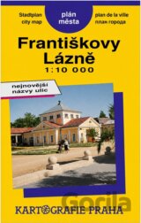 Františkovy Lázně plán města 1:10 000