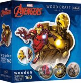 Wood Craft Origin puzzle Odvážný Iron Man