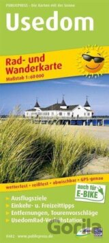 Usedom 1:60 000 / cyklistická a turistická mapa