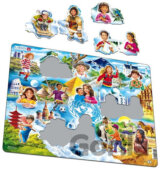 Puzzle MAXI - Děti ve světě (15 dílků)