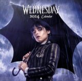 Oficiálny nástenný kalendár Netflix - Wednesday 2024 s plagátom