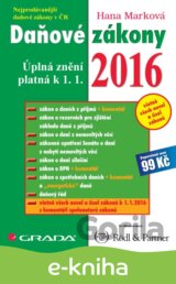Daňové zákony 2016