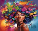 Dřevěné puzzle Květinová dívka A3