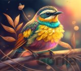Dřevěné puzzle Ptačí zpěv A4