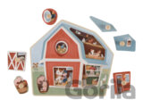 Vkladacie puzzle drevené Farma