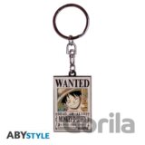One Piece: Kľúčenka kovová - Wanted Luffy