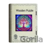 Dřěvěné puzzle/Strom života II A3 svítící