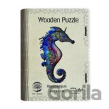Dřěvěné puzzle/Mořský koník A4 svítící