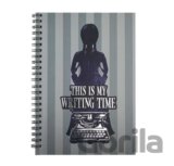 Wednesday Zápisník krúžkový - This Is My Writing Time