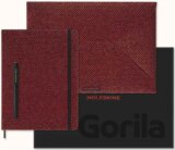 Moleskine - zberateľský set Shine červený v darčekovej krabici s diárom