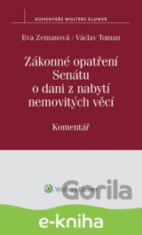 Zákonné opatření Senátu o dani z nabytí nemovitých věcí