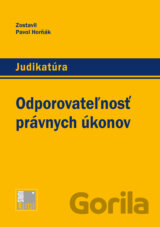 Odporovateľnosť právnych úkonov