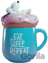 Keramický 3D hrnček Snoopy: Donut