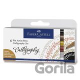 PITT kaligrafické fixky 6 farieb set