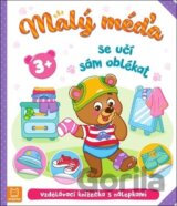Malý méďa se učí sám oblékat