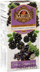 BASILUR Fruit Blackcurrant & Blackberry 25x2g