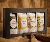 Darčekový set: sypané čaje OVOCNÉ - Čierny prales, Babičkin čajík, Vitamínová bomba, Jazmín ostružina